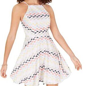NWT City Studio daytime white multi dress